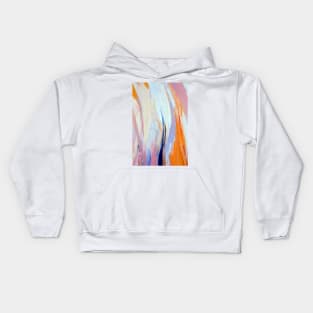 Oil painting in multicolored tones. Kids Hoodie